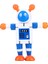Kişilik Sevimli Ahşap Robot Oyuncakları Çocuklar Için Öğrenme ve Eğitici Oyuncaklar (Beyaz) (Yurt Dışından) 1