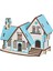 3d Puzzle Ahşap Villa Ev Yapımı Modeli Çocuk Çocuk Yapboz Dıy El Sanatları Eğitici Oyuncaklar 2