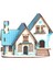 3d Puzzle Ahşap Villa Ev Yapımı Modeli Çocuk Çocuk Yapboz Dıy El Sanatları Eğitici Oyuncaklar 3