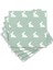 %100 Pamuk Müslin Bebek Omuz Bezi 5li - Mono Lapin Matcha Green 1