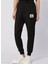 311R3MW-005 Nady Pant Siyah Lastikli Bel Regular Fit Düz Kadın Eşofman Altı 1