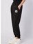 311R3MW-005 Nady Pant Siyah Lastikli Bel Regular Fit Düz Kadın Eşofman Altı 2