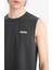 %100 Pamuk Regular Fit Bisiklet Yaka Baskılı Atlet E3217AX25HS 4