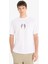 %100 Pamuk Boxy Fit Bisiklet Yaka Sırt Baskılı Kısa Kollu Tişört F5764AX25SM 4