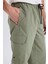 Long Fit File Astarlı Uzun Boy Kargo Cep Deniz Şortu E0905AX25HS 5