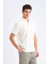 Regular Fit Polo Yaka Kısa Kollu Triko Tişört C4140AX25SM 3