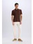 Regular Fit Kısa Kollu Triko Polo Tişört C4140AX25SM 4
