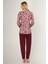 2639-S Çiçek Desenli Kadın Uzun Kollu Pijama Takımı 4