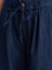72001 Ince Kemerli Denim Pantolon-Lacivert 3