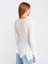 60433 Düğmeli Peplum Dantel Hırka-Ekru 2