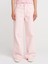 71994 Parçaboya Wideleg Denim Pantolon-Pembe 4