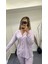 Alissa 6166 Bayan Önü Düğmeli Desenli Pijama Takımı 4