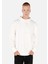 Comfort Fit Erkek Beyaz Sweatshirt 1