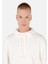 Comfort Fit Erkek Beyaz Sweatshirt 4