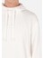 Comfort Fit Erkek Beyaz Sweatshirt 5