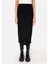 Slim Fit Kadın Siyah Etek 4