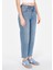 Straight Fit Kadın Indigo Jean Pantolon 4
