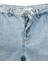 Pamuklu Chino Cepli Rahat Kalıp Düğmeli Mini Denim Şort 4