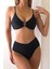 Halka Detaylı V Kesim Bikini Takım 2