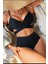 V Kesim Bikini Altli Belden Kusak Detayli Bikini Takim 1