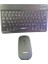 ST4470 Kablosuz Ultra Slim Şarjlı Mini Bluetooth Q Klavye Mouse Set Siyah 3