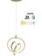 Imza Tekli Eskitme LED Avize 3