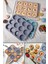 12'li Silikon Muffin Kalıbı Kurabiye Tatlı Cupcake Kek Kalıbı Yapışmaz Gıdaya Uygun Pişirme Kapsülü 2
