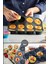 12'li Silikon Muffin Kalıbı Kurabiye Tatlı Kalıbı Yapışmaz Gıdaya Uygun Pişirme Cupcake Kek Kapsülü 1