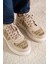 Hasır Modelli Rahat Kadın Sneaker 3