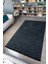 Modern Şönil Kilim Halı Yıkanabilir Kaymaz Tabanlı Yumuşak İnce Yapısı ile Her Alana Uyumlu Antrasit 2