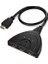 3 Port Kablolu HDMI Switch Çoklayıcı Çoğaltıcı Splitter 3 Giriş 1 Çıkış 1