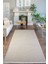Modern Şönil Kilim Halı Yıkanabilir Kaymaz Tabanlı Yumuşak İnce Yapısı ile Her Alana Uyumlu Beyaz 2