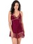Aria's Closet Bordo Kısa Saten Gecelik 1