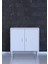 Küçük Alanlar Için Çözümler 75X75X32,5 Cm’ Lik 2 Kapaklı 2 Göz Raf Çok Amaçlı Dolap Mutfak Dolabı 1