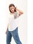725107_KADIN Düşük Kollu Yuvarlak Yakalı Cool&comfort Tshirt 4