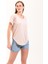 725107_KADIN Düşük Kollu Yuvarlak Yakalı Cool&comfort Tshirt 1
