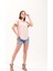 725107_KADIN Düşük Kollu Yuvarlak Yakalı Cool&comfort Tshirt 4