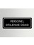 Personel Dinlenme Odası - Ofis Departman Kapı Isimliği, Yönlendirme Levhası 24X9 cm 4mm 1