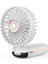 Taşınabilir Mini El Fanı 5 Ayarlı Led Ekranlı Mini El Tipi Hızı Sessiz Çalışma Sl608 - Beyaz 3