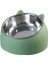 Kedi Maması Kasesi Otomatik Waterer Anti Dökülme Paslanmaz Çelik 15 Derece Eğimli Kedi Su Kasesi Küçük Orta Boy Pet (Yurt Dışından) 1
