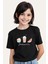 Kız Çocuk Basic Baskılı T-Shirt 3