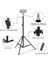 Bluetooth Kumandalı 210 cm Tripod Telefon Tutuculu Selfie Çubuğu Telefon, Kamera ve Lamba Tripodu 2