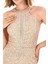 Halter Yaka Pul Payet Mini Elbise 2