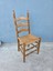 Vintage Masif Ahşap Sandalye (1 Adet) AC06 3