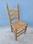 Vintage Masif Ahşap Sandalye (1 Adet) AC06 4