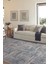 Madrid 1005 Mavi Halı Kilim Kaymaz Taban Salon Mutfak Kesme Yolluk Makine Halısı 1