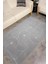 Luxess Dizayn 1090 Gri Kaymaz Taban Kesme Yolluk Mutfak Halısı Modern Salon Halısı 1