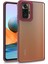 Xiaomi Redmi Note 10 Pro Kılıf Hgea Flora Kapak-Kırmızı 1