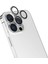 iPhone 15 Pro Max Uyumlu Hgea Cl-13 Kamera Lens Koruyucu-Gümüş 1