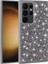 Galaxy S24 Ultra Kılıf Parlak Taşlı Tasarım Hgea Pırlanta Kapak-Siyah 5